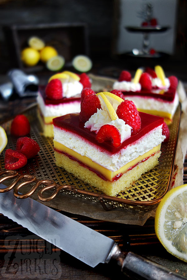 Zitronen Joghurt Torte Mit Himbeeren — Rezepte Suchen