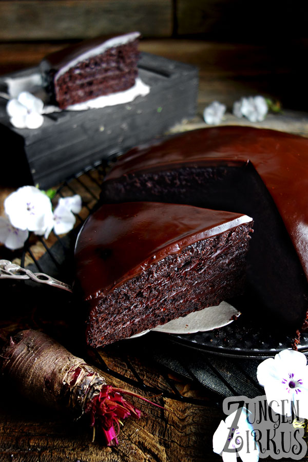 Rote Beete Schokokuchen Super Saftig Und Einfach Zungenzirkus ...