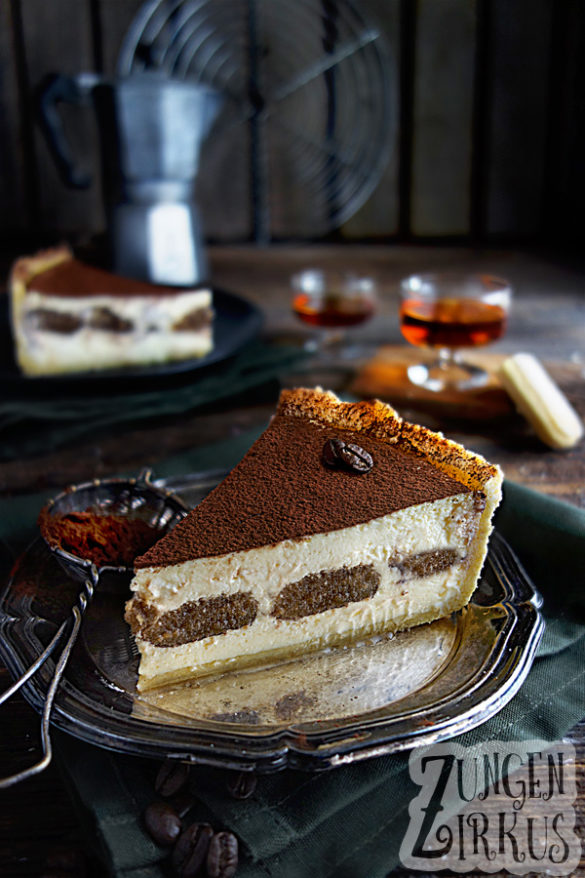 Käsekuchen à la Tiramisu, einfach und raffiniert - Zungenzirkus