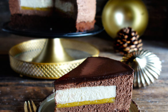 Weihnachtstorte Dominostein-Torte