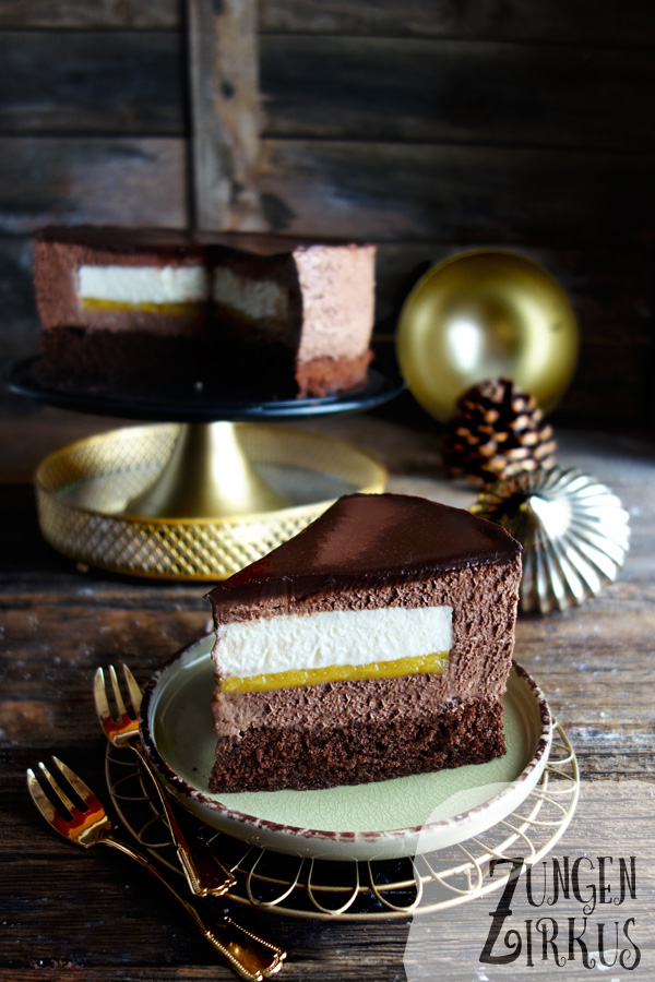 Weihnachtstorte Dominostein-Torte