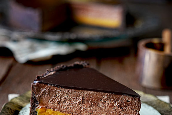 Karamell-Schoko-Tarte Schokotarte Snickerstarte